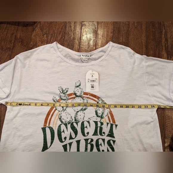 ARULA Crop Tee Shirt Plus Size 1x Dessert Vibes - Picture 11 of 14